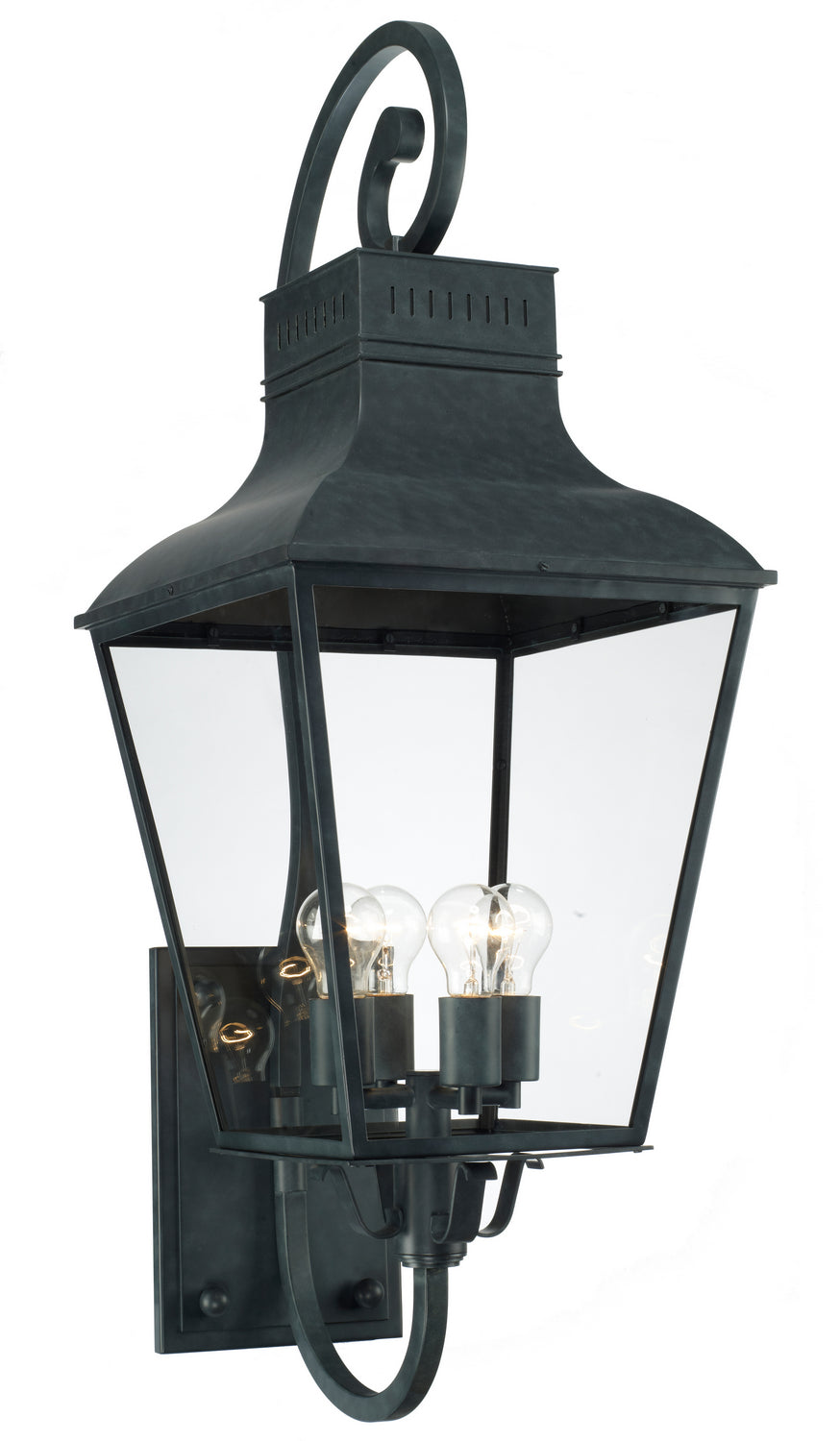 Dumont Four Light Outdoor Wall Sconce in Graphite
