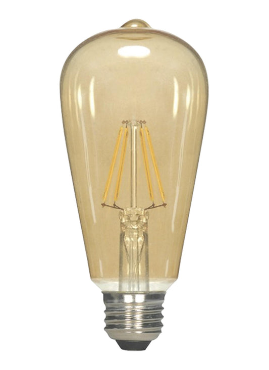 LED Lamp ST19 6.5W 120V Amber LED