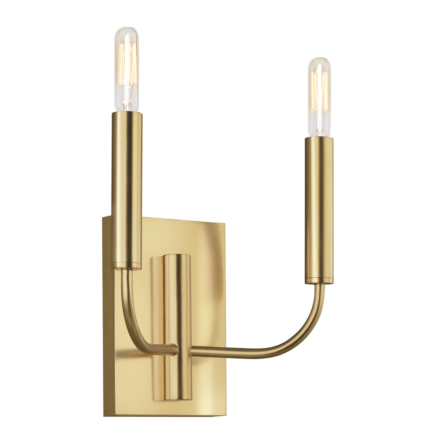 Brianna Double Wall Sconce in Burnished Brass