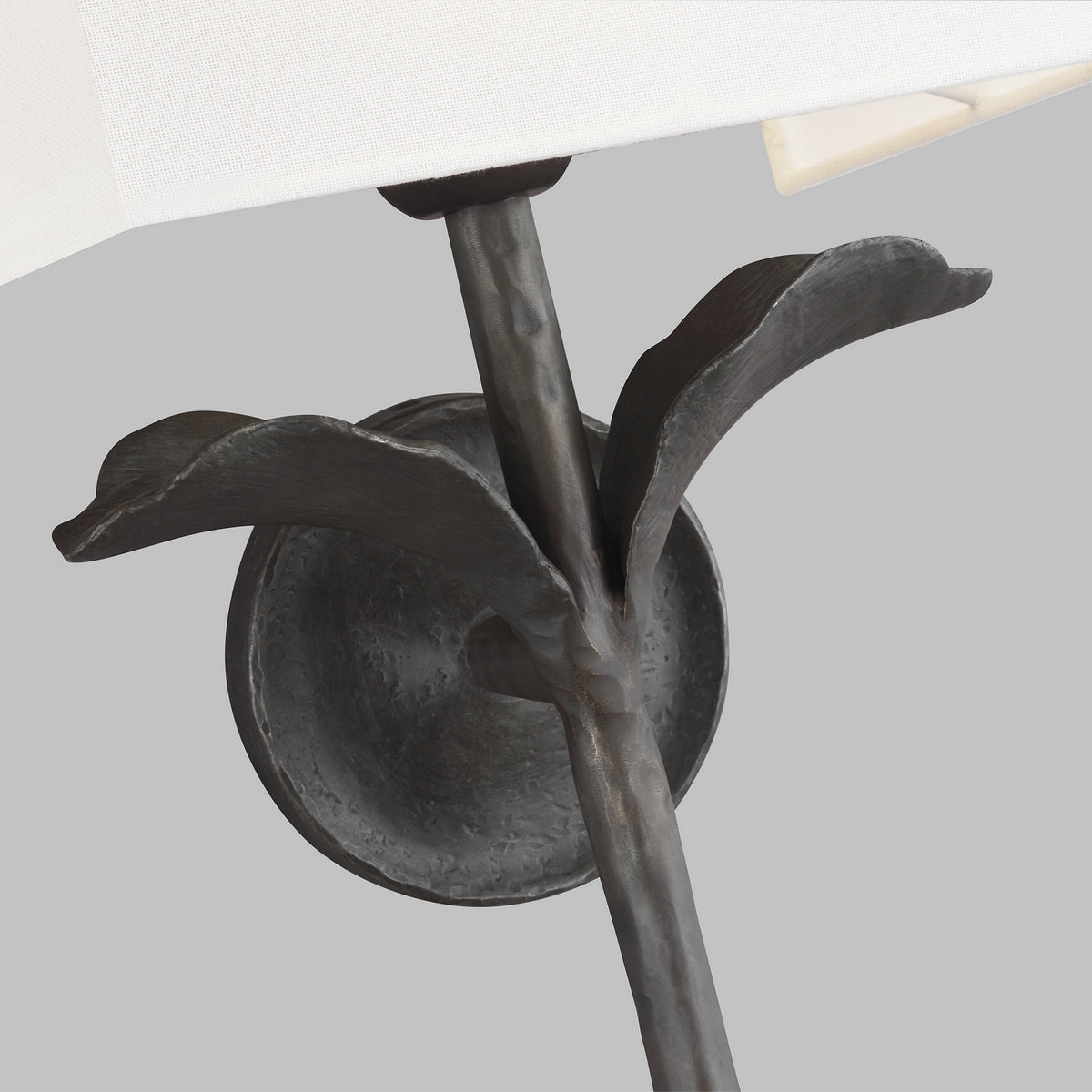 Georgia One Light Wall Sconce in Aged Iron