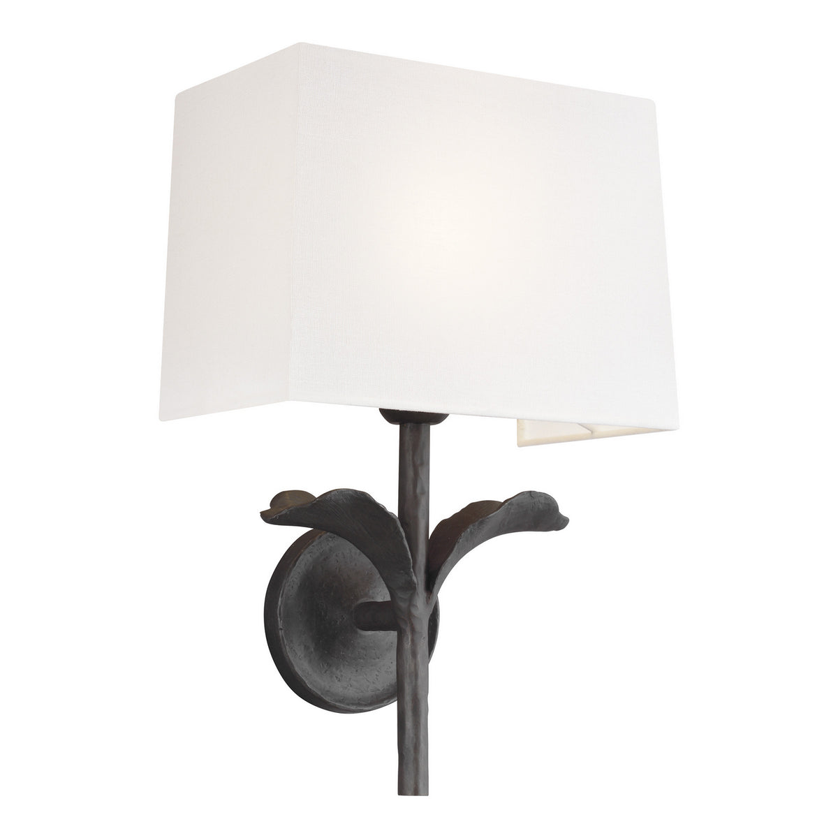Georgia One Light Wall Sconce in Aged Iron