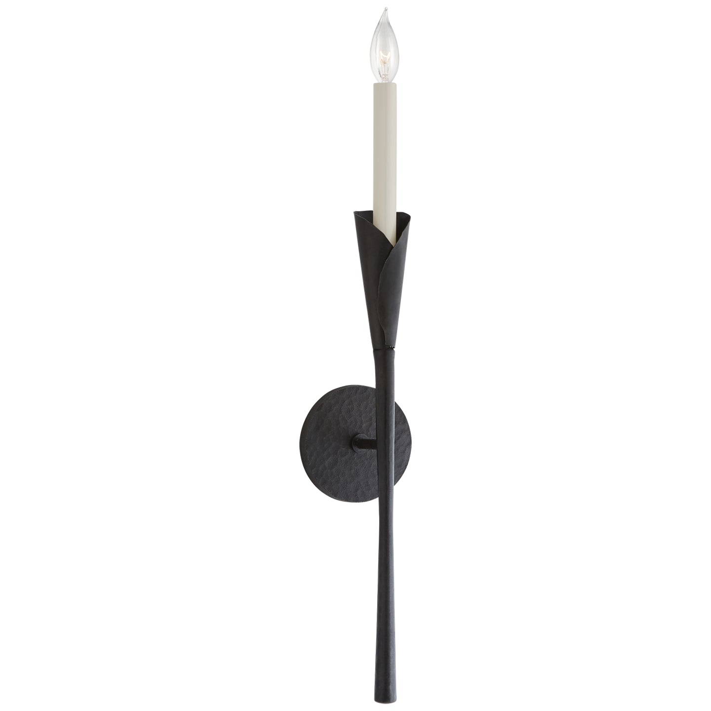 Aiden Tail Sconce in Aged Iron