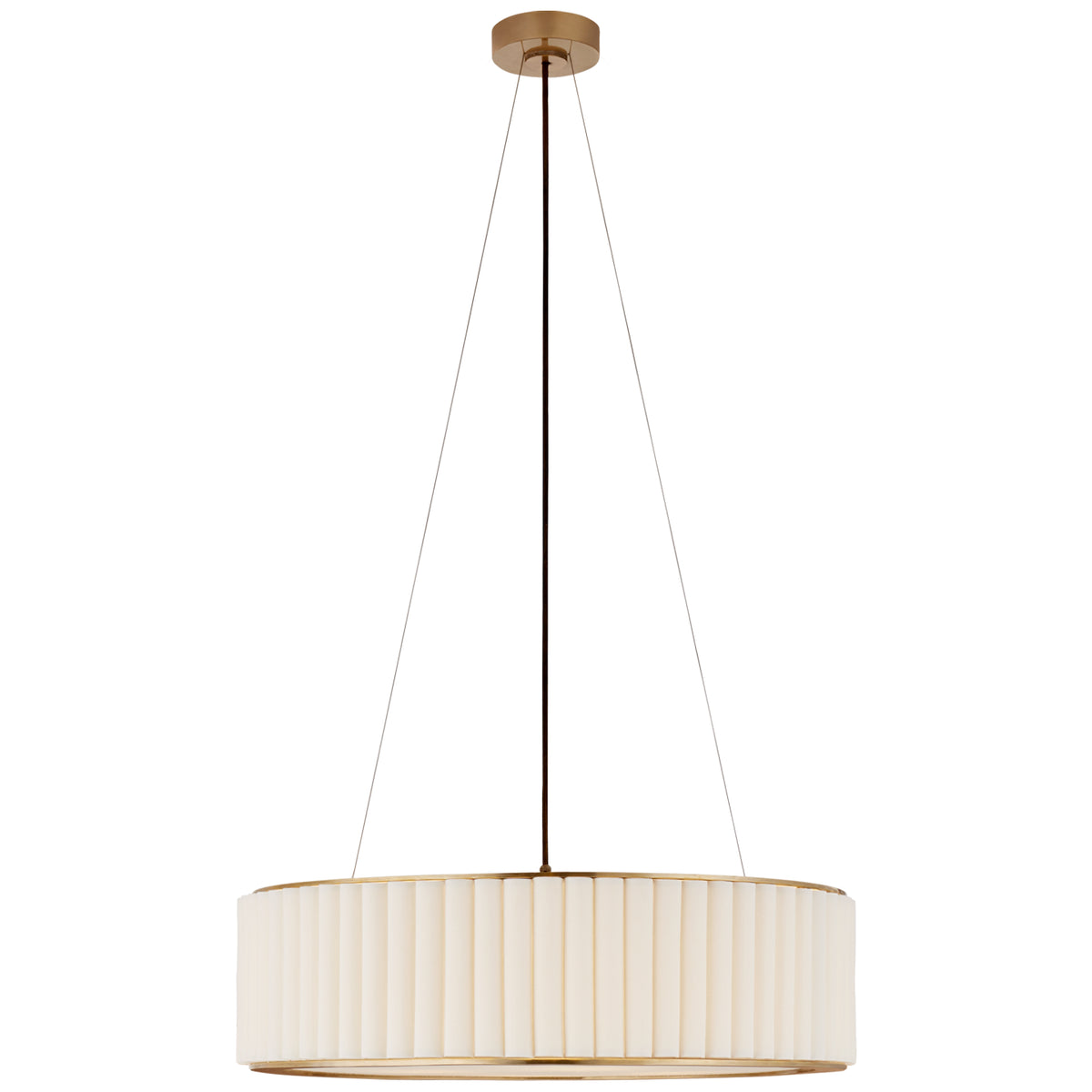 Palati Four Light Pendant in Hand-Rubbed Antique Brass