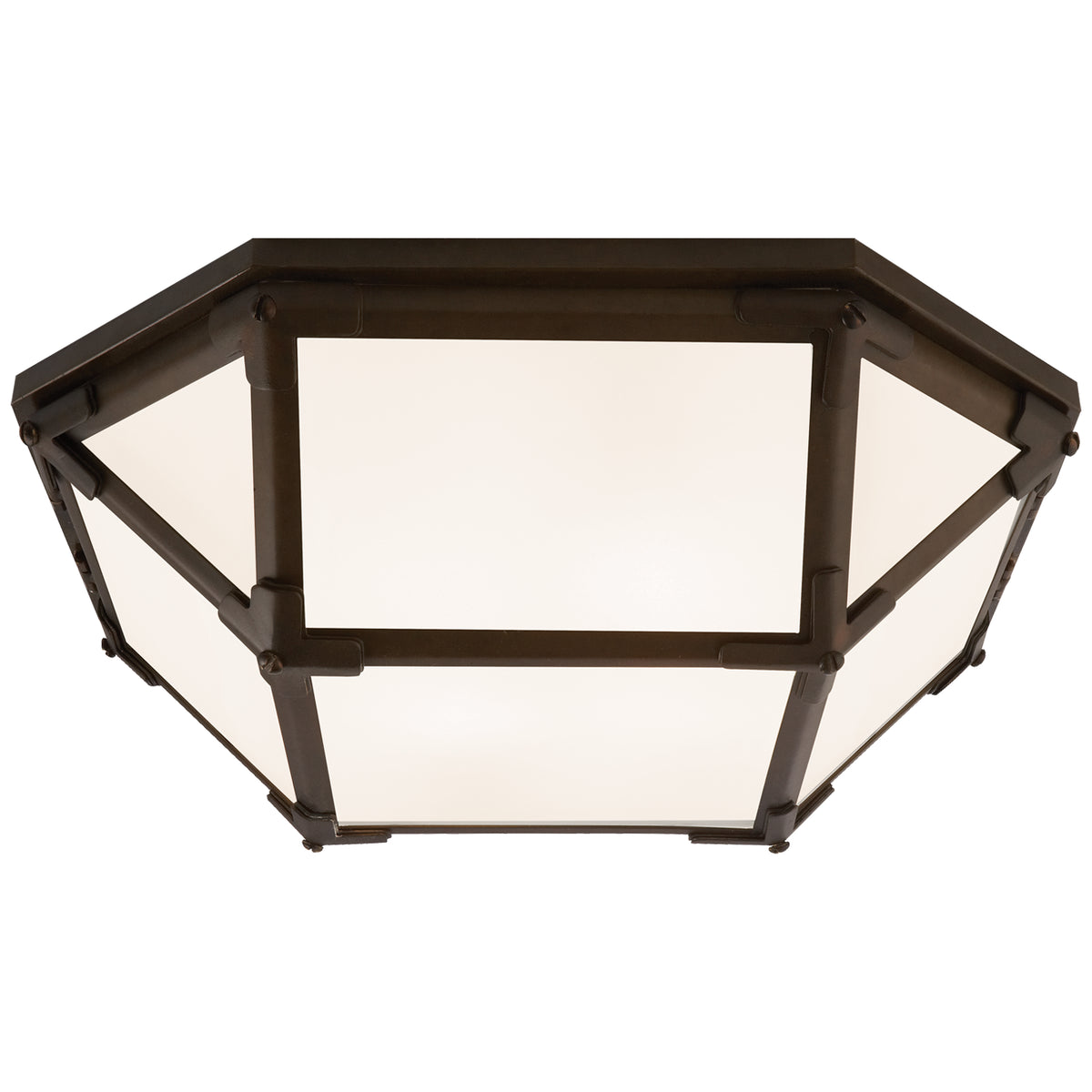 Morris Two Light Flush Mount