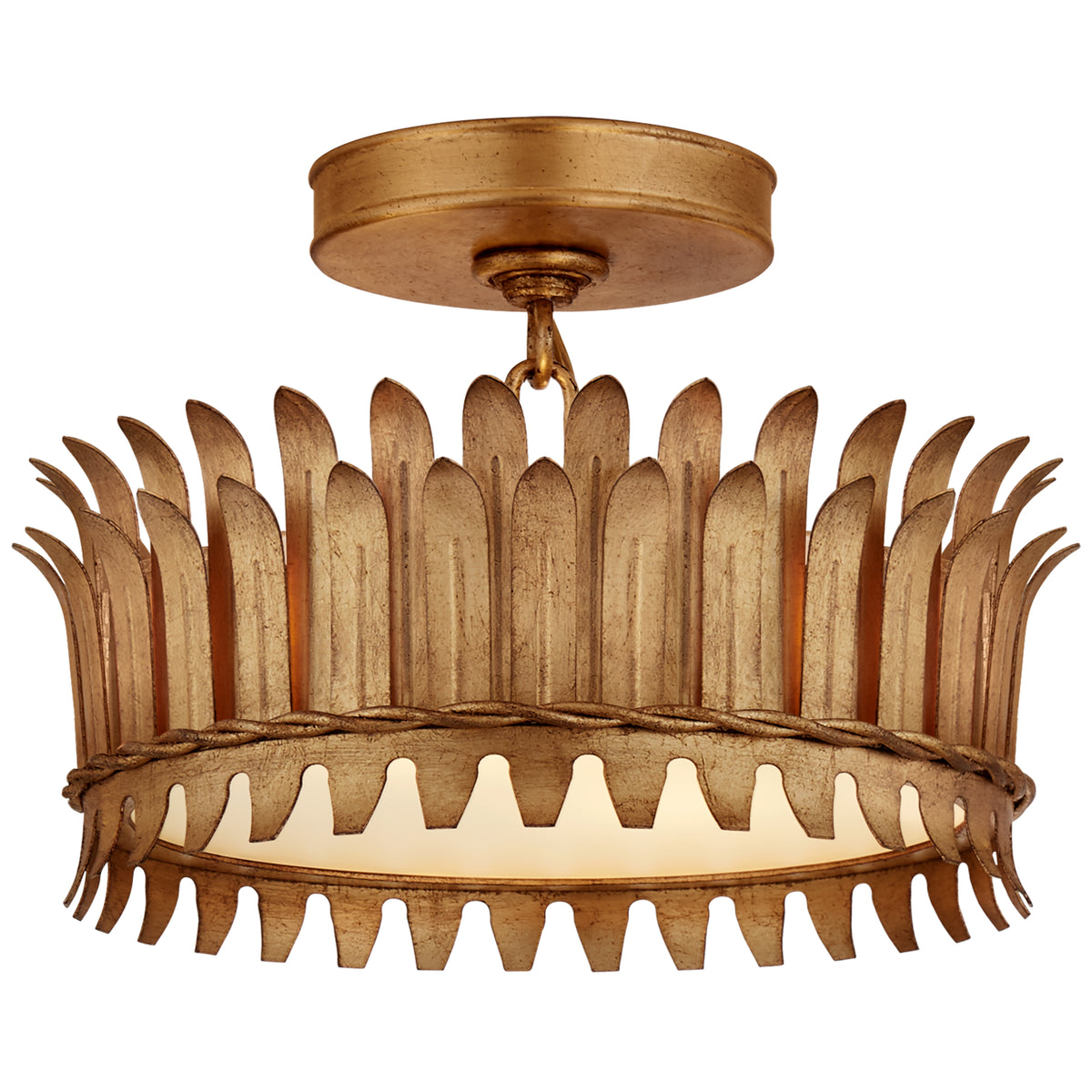 Leslie LED Semi-Flush Mount