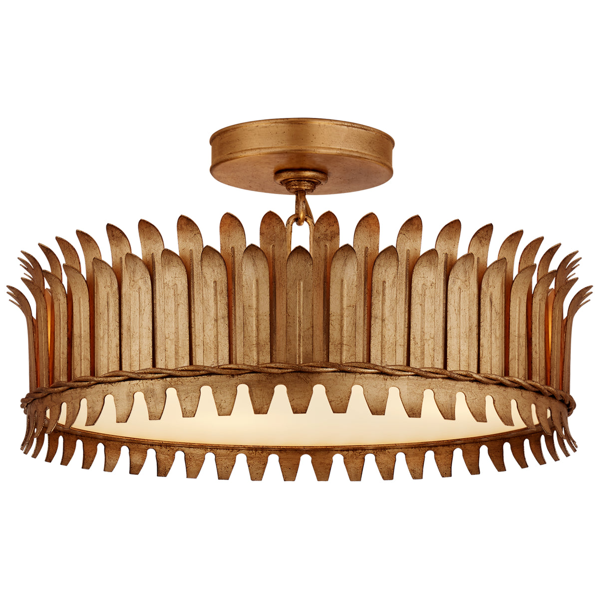 Leslie LED Semi-Flush Mount