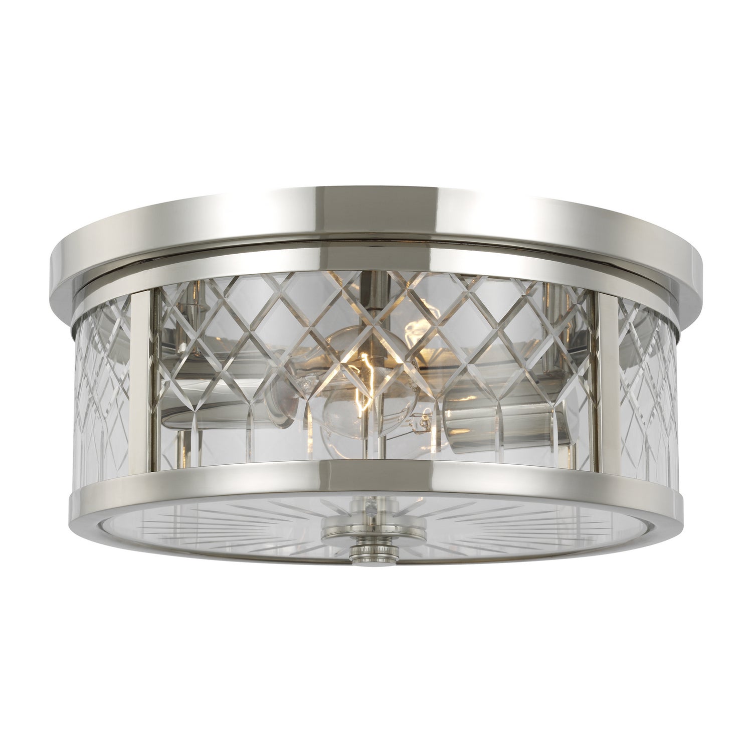 Alec Flush Mount polished nickel