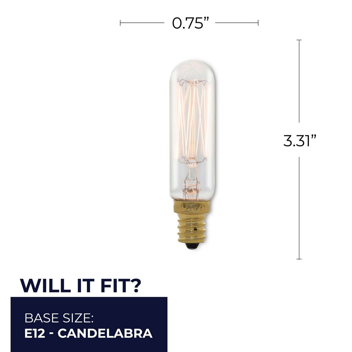 Nostalgic Light Bulb in Clear