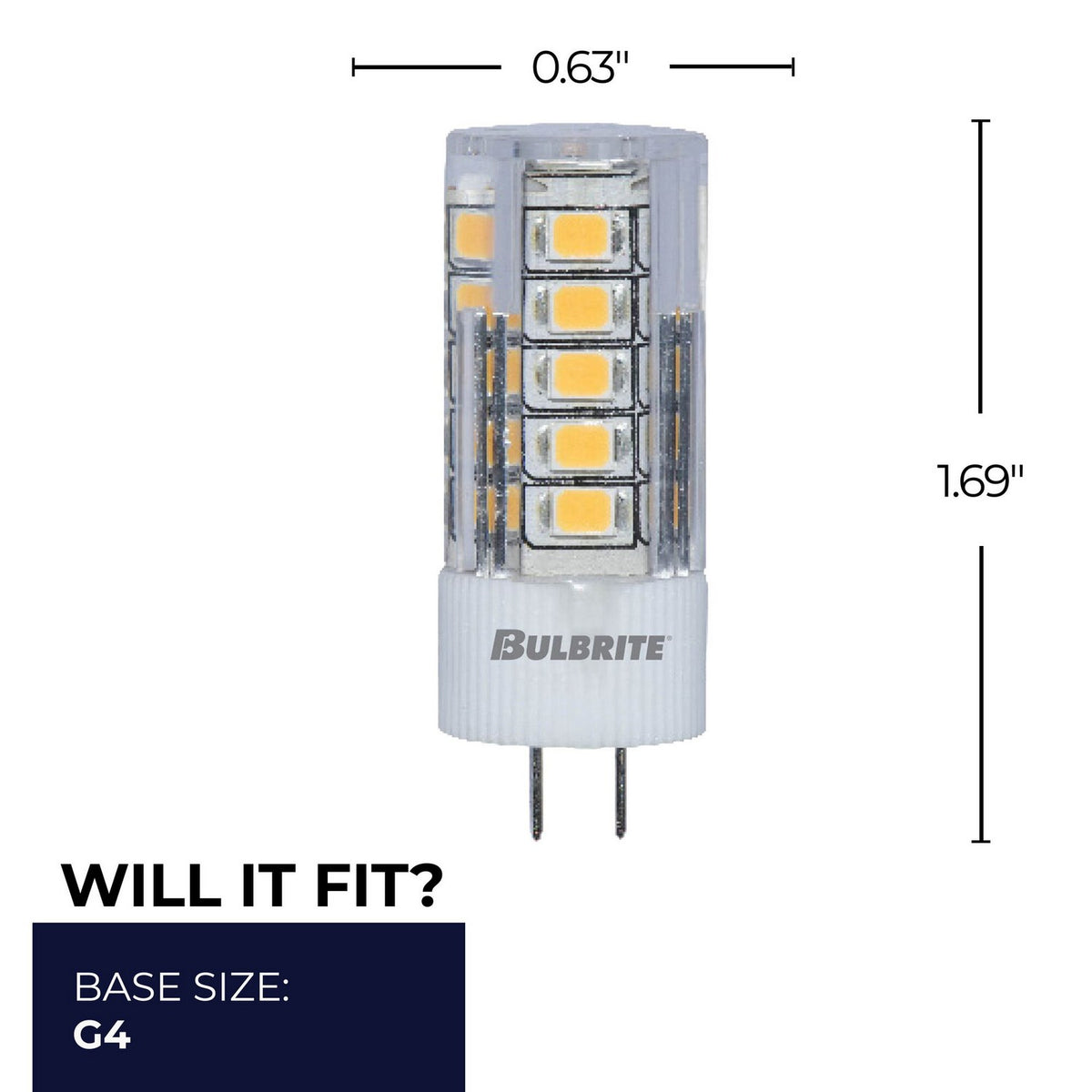 Specialty Light Bulb in Clear