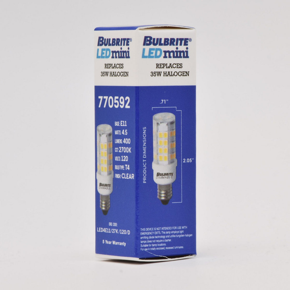 Specialty Light Bulb in Clear