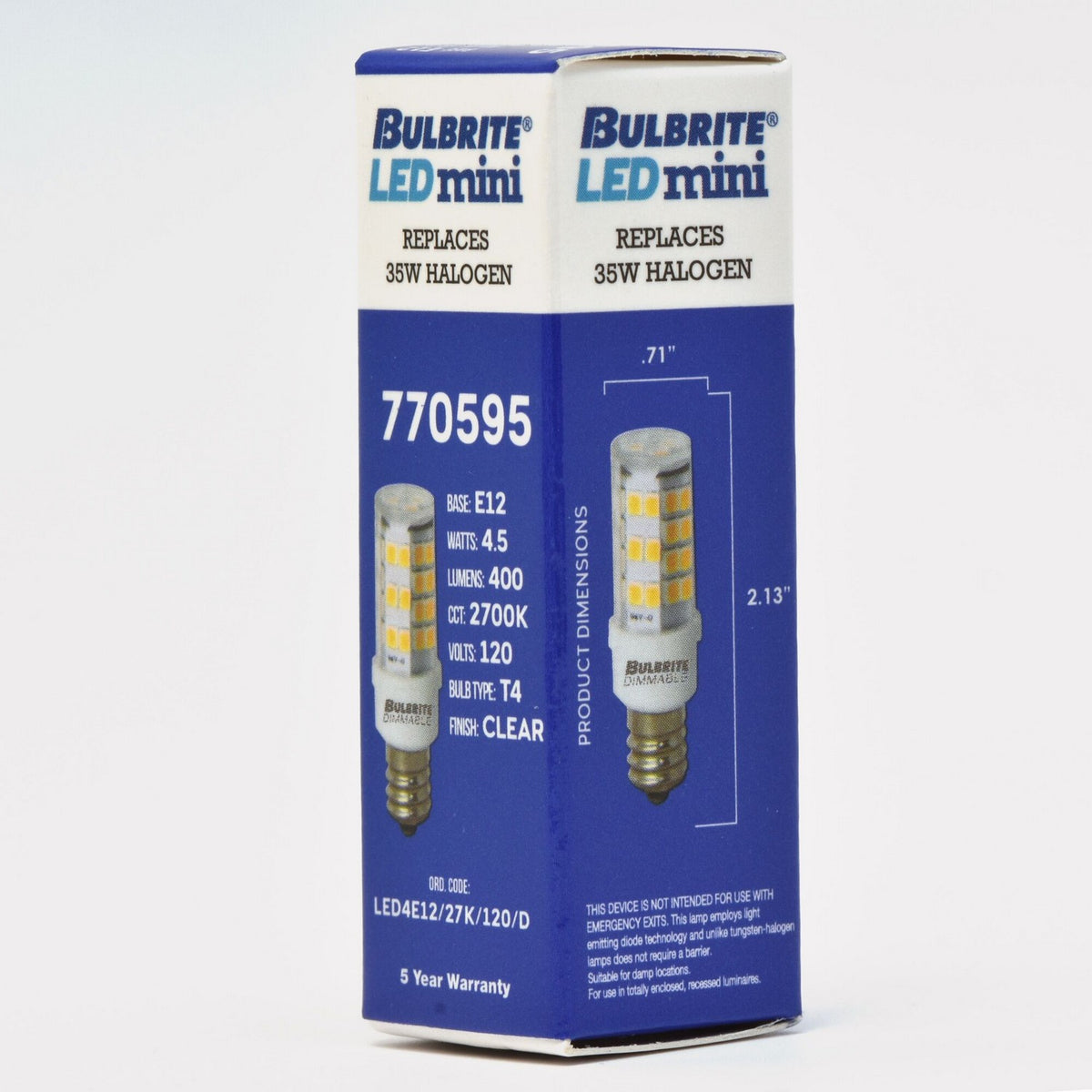 Specialty Light Bulb in Clear