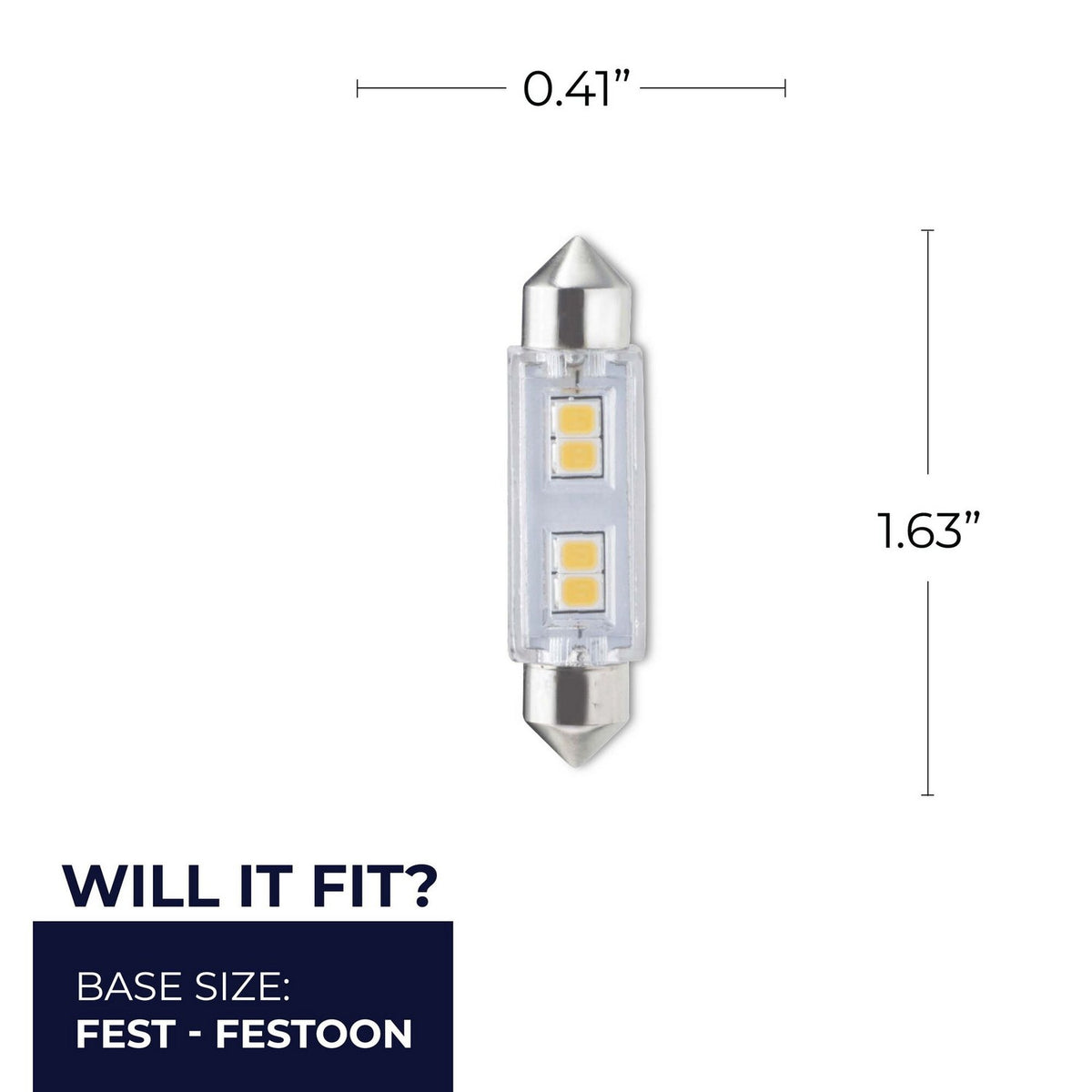 Specialty Light Bulb in Clear