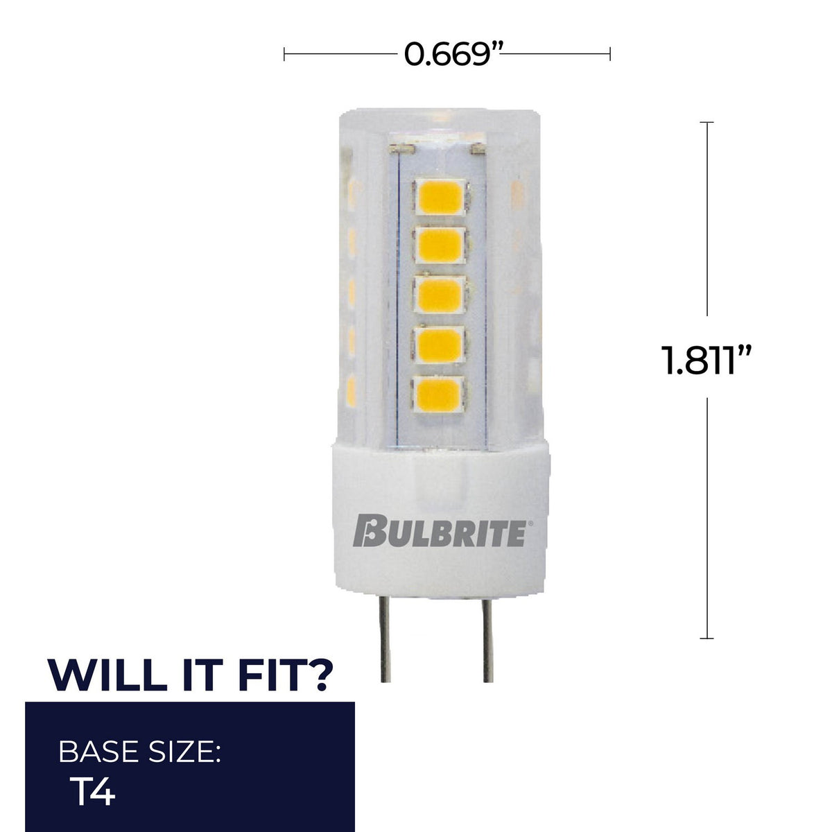 Specialty Light Bulb in Clear