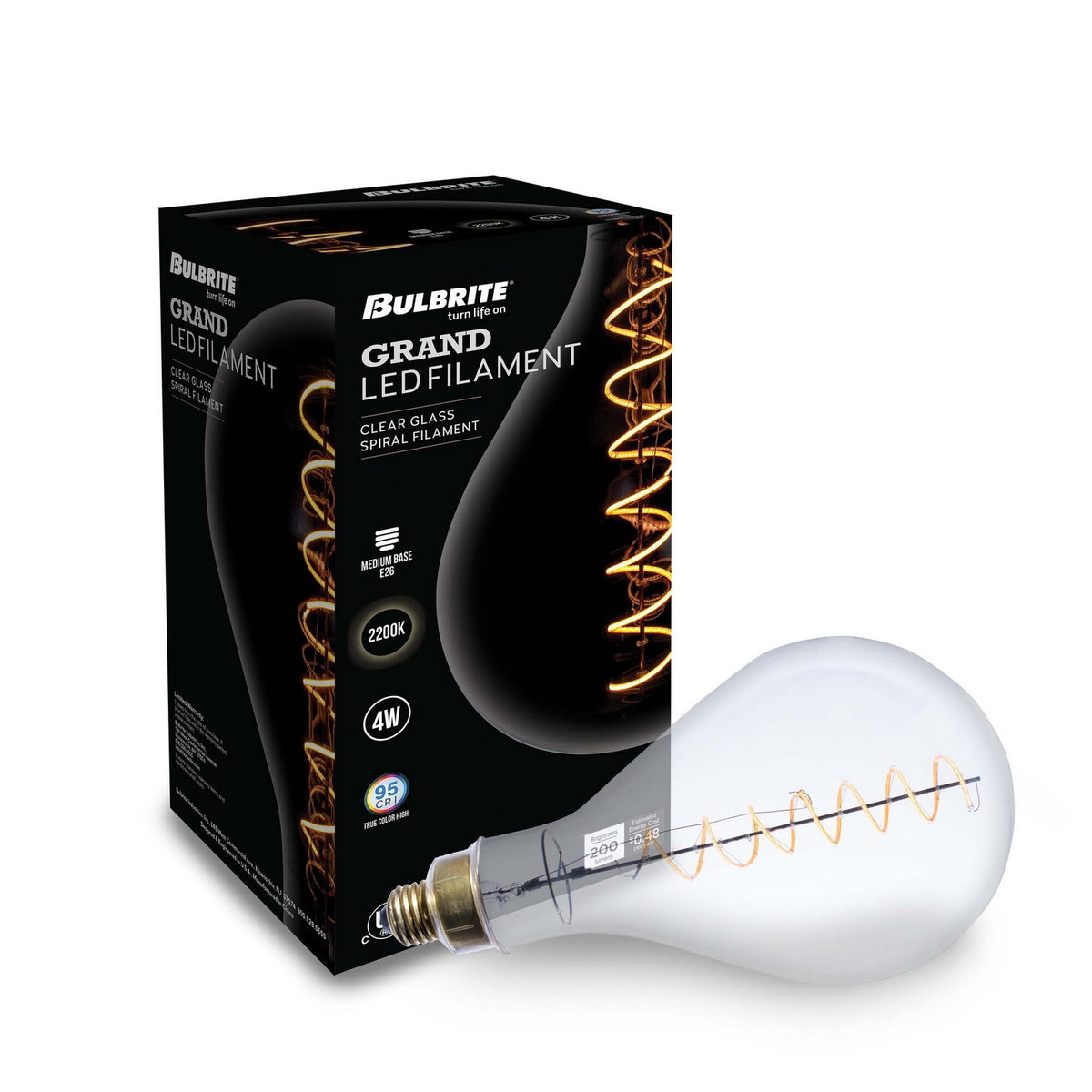 Grands Light Bulb in Clear