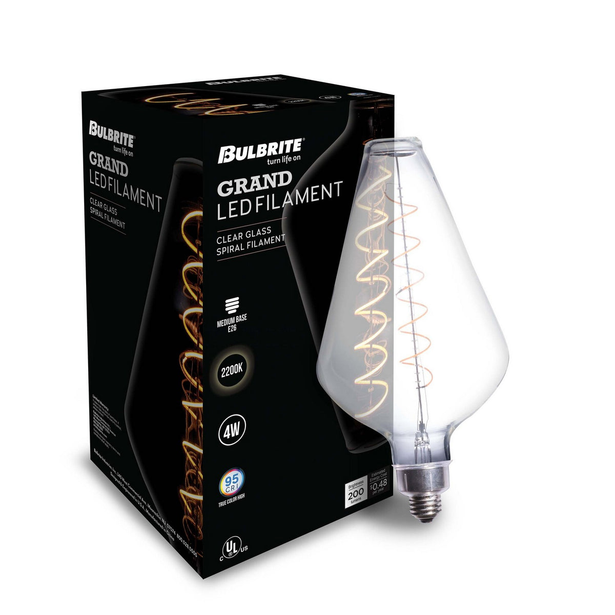 Grands Light Bulb in Clear
