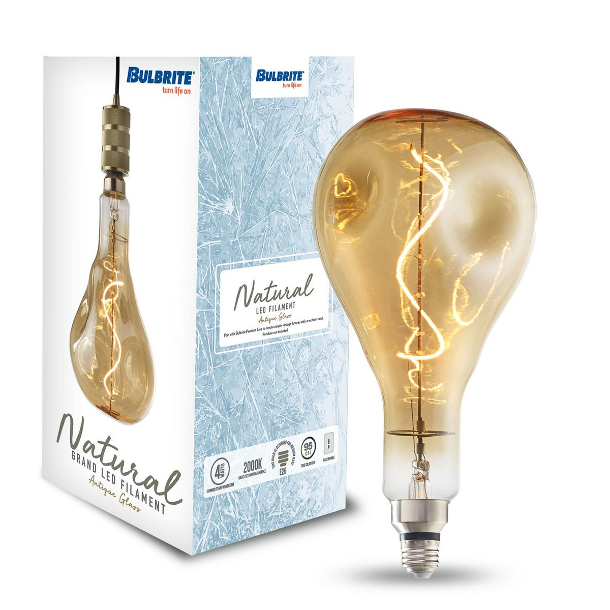 Grands Light Bulb in Antique