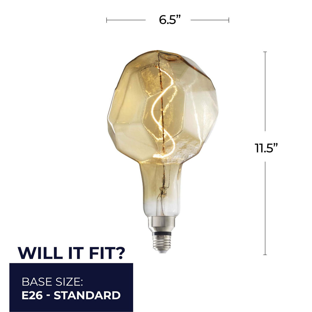 Grands Light Bulb in Antique
