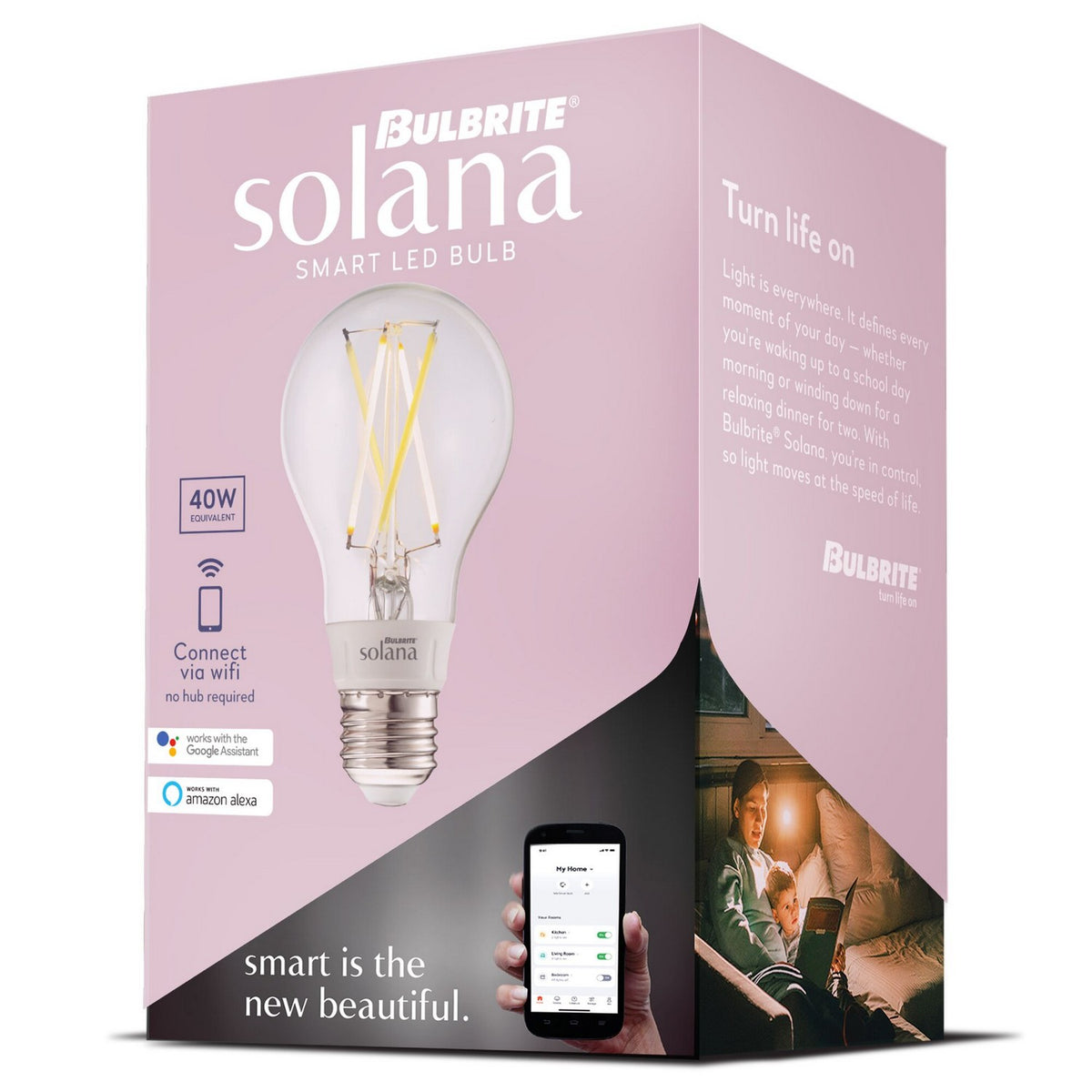 Solana Light Bulb in Clear