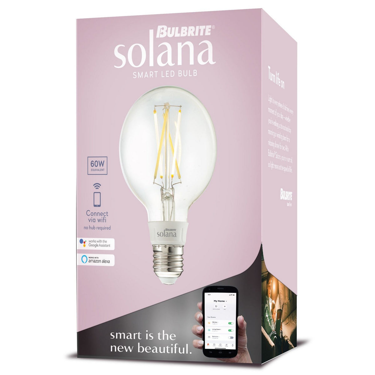 Solana Light Bulb in Clear