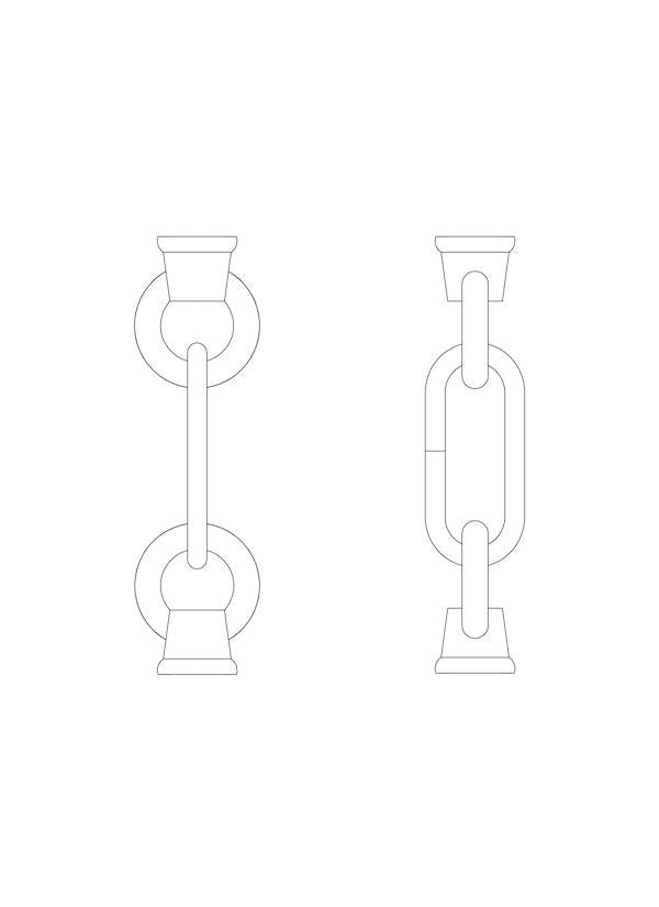 Maillon et boucle de remplacement pour chaîne