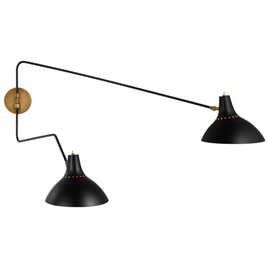 Charlton Large Double Wall Light