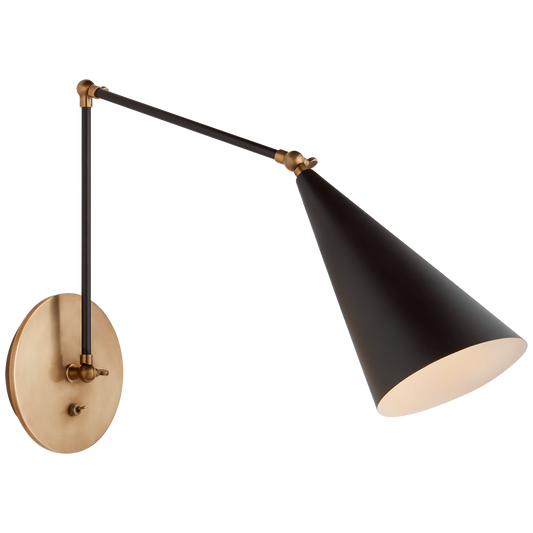 Clemente Double Arm Library Sconce