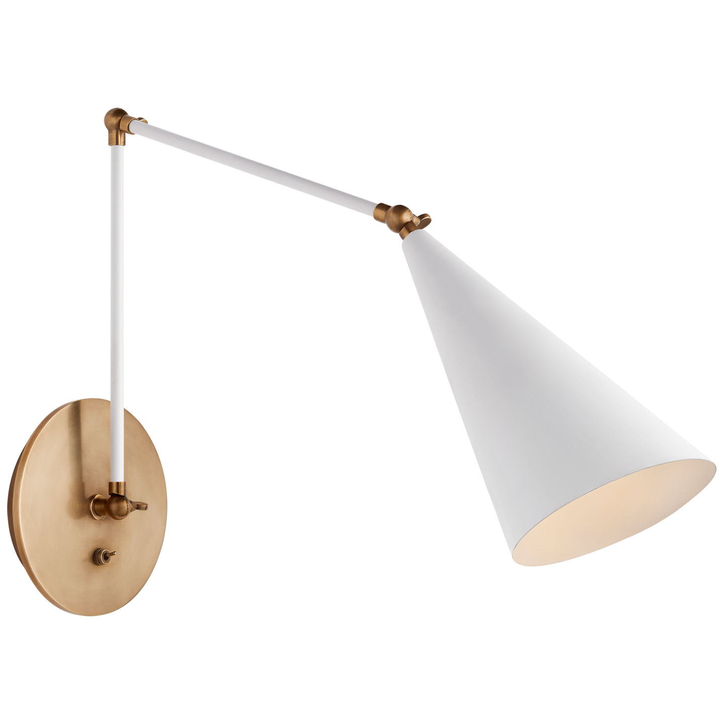 Clemente Double Arm Library Sconce