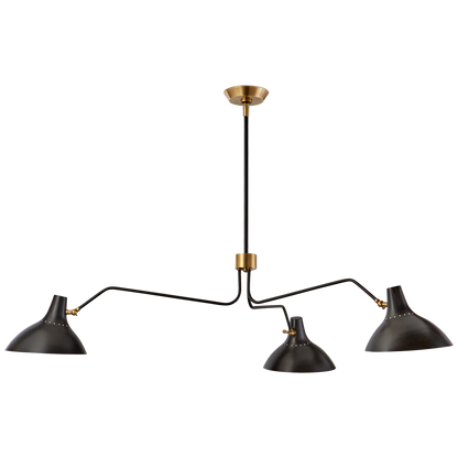 Charlton Large Triple Arm Chandelier