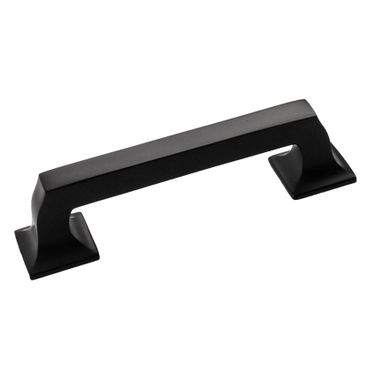 Studio II Collection Pull 3-3/4 Inch (96mm) Center to Center Matte Black Finish