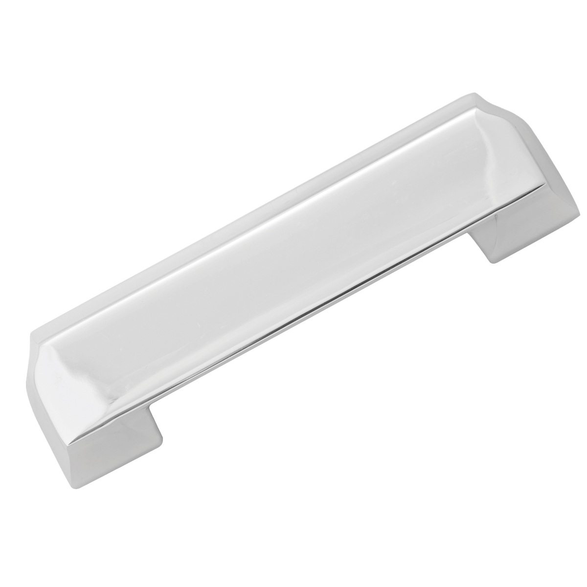 Studio II Collection Cup Pull 3 Inch, 3-3/4 Inch (96mm) & 5-1/16 Inch (128mm) Center to Center Polished Nickel Finish