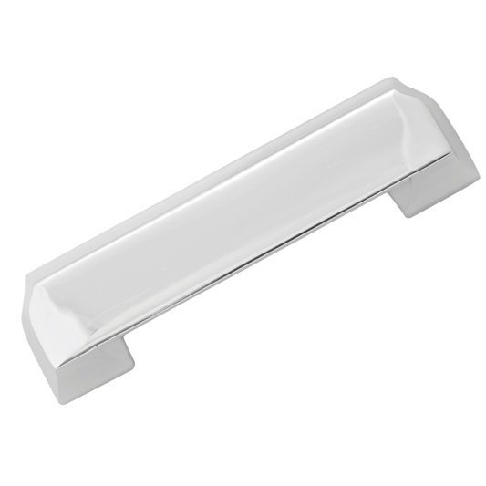 Studio II Collection Cup Pull 3 Inch, 3-3/4 Inch (96mm) & 5-1/16 Inch (128mm) Center to Center Polished Nickel Finish