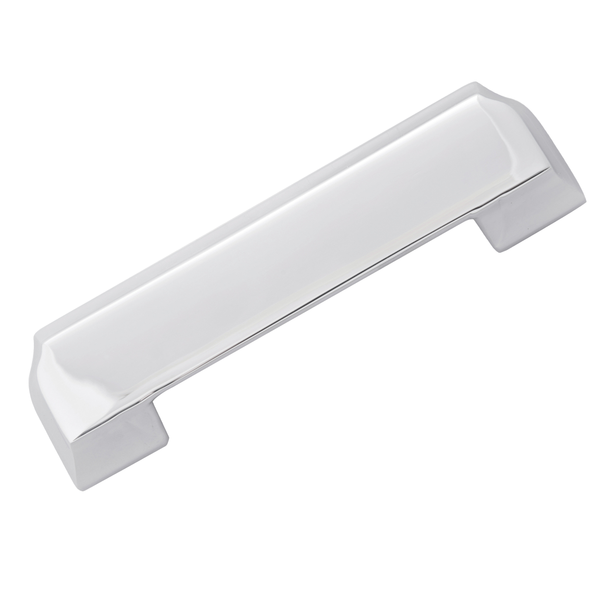 Studio II Collection Cup Pull 3 Inch, 3-3/4 Inch (96mm) & 5-1/16 Inch (128mm) Center to Center Chrome Finish