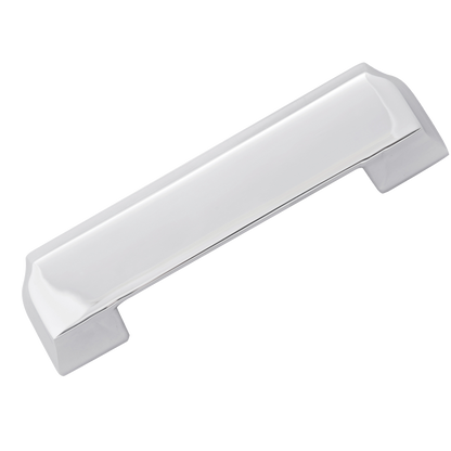 Studio II Collection Cup Pull 3 Inch, 3-3/4 Inch (96mm) & 5-1/16 Inch (128mm) Center to Center Chrome Finish