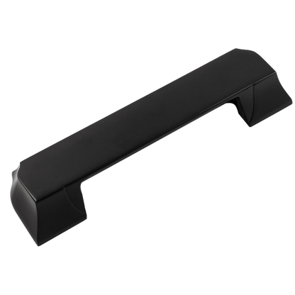 Studio II Collection Cup Pull 3 Inch, 3-3/4 Inch (96mm) & 5-1/16 Inch (128mm) Center to Center Matte Black Finish