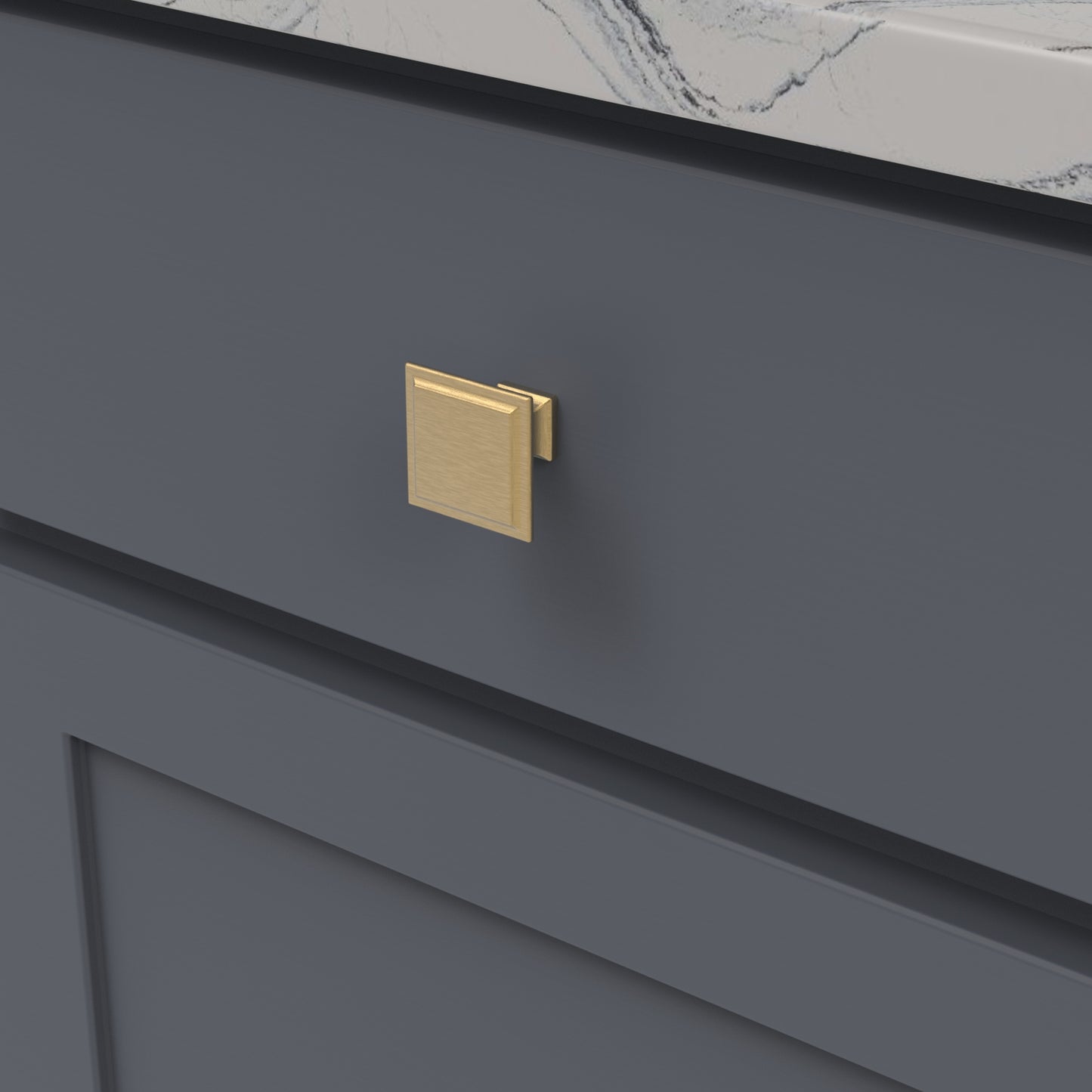 Knob 1-1/2 Inch Square