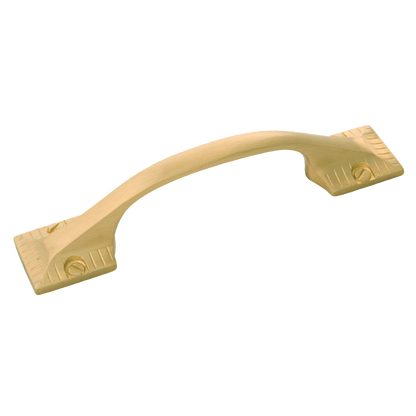 Vintage 1900 Collection Pull 3 Inch Center to Center Satin Brass Finish