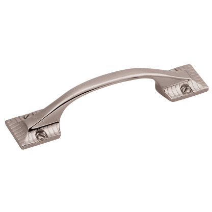 Vintage 1900 Collection Pull 3 Inch Center to Center Polished Nickel Finish