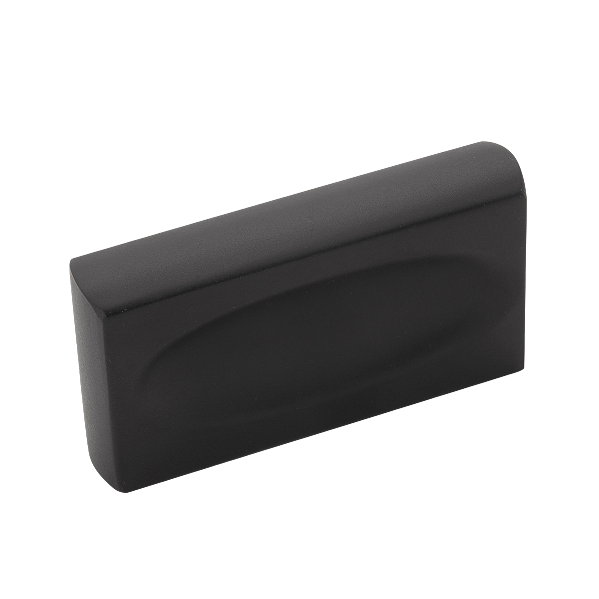 Ingot Collection Pull 1 Inch Center to Center Matte Black Finish