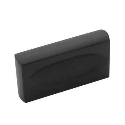 Ingot Collection Pull 1 Inch Center to Center Matte Black Finish