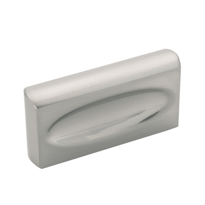 Ingot Collection Pull 1 Inch Center to Center Satin Nickel Finish