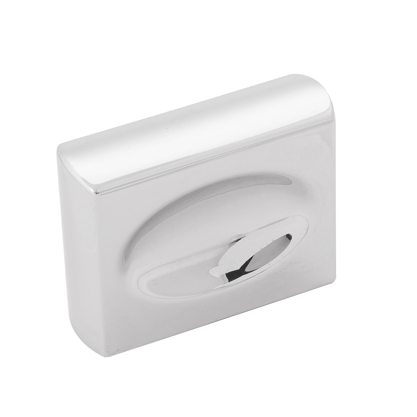 Ingot Collection Knob 1-3/8 Inch x 7/16 Inch Chrome Finish