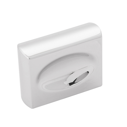 Ingot Collection Knob 1-3/8 Inch x 7/16 Inch Chrome Finish