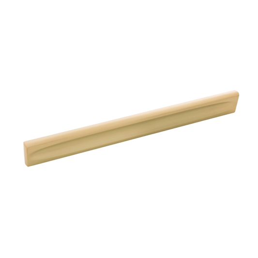 Ingot Collection Pull 8-13/16 Inch (224mm) Center to Center Brushed Golden Brass Finish