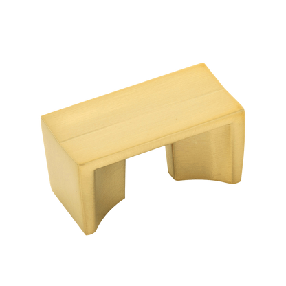 Avenue Collection Pull 1-1/2 Inch Center to Center Brushed Golden Brass Finish