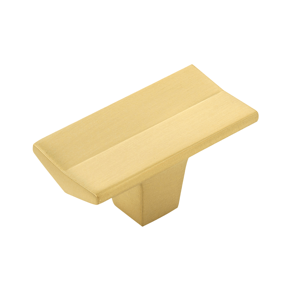 Avenue Collection Knob 2 Inch x 1 Inch Brushed Golden Brass Finish