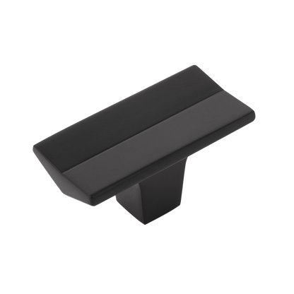 Avenue Collection Knob 2 Inch x 1 Inch Matte Black Finish