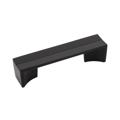 Avenue Collection Pull 3-3/4 Inch (96mm) Center to Center Matte Black Finish