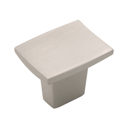 Channel Collection Knob 1-1/4 Inch x 1 Inch Satin Nickel Finish