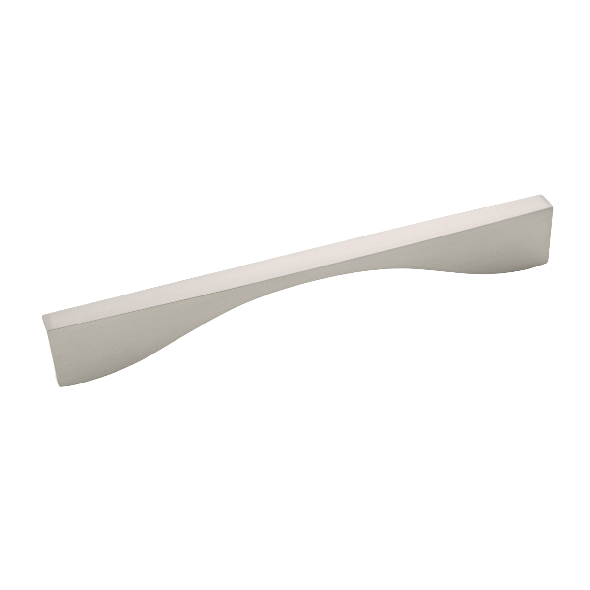 Channel Collection Pull 7-9/16 Inch (192mm) Center to Center Satin Nickel Finish