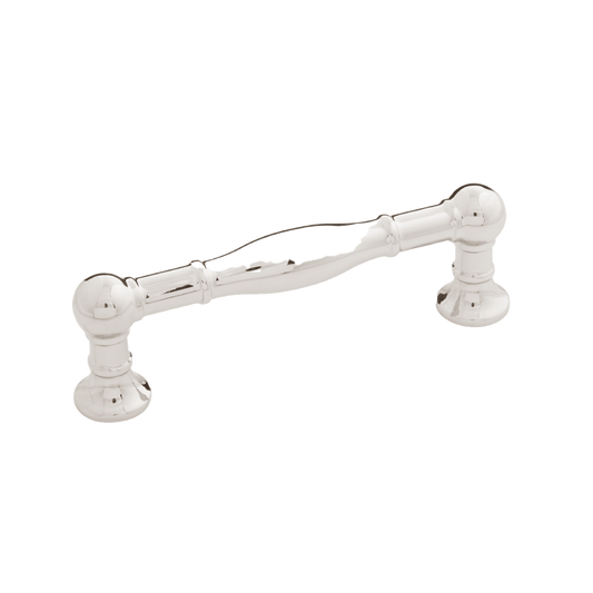Fuller Collection Pull 3-3/4 Inch (96mm) Center to Center Polished Nickel Finish
